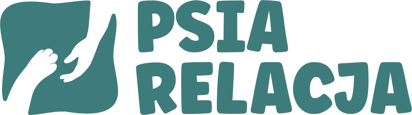 Kolorowe logo Psia Relacja – szkoła i trening psów